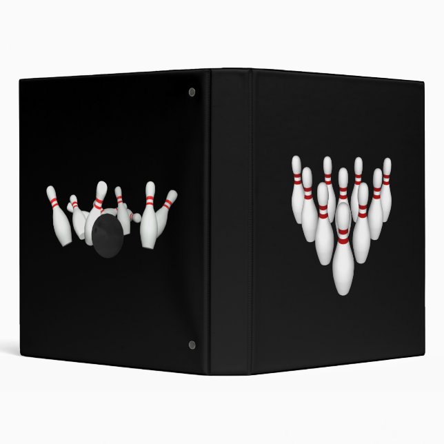 Bowling Pins: 3D Model: Custom Binder (Background)