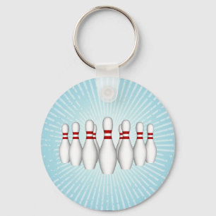 Bowling Pins: 3D Model: Keychain