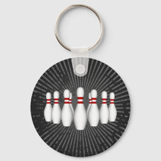 Bowling Pins: 3D Model: Keychain