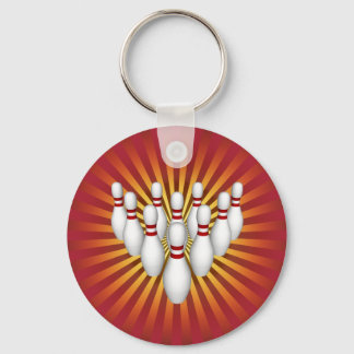 Bowling Pins: 3D Model: Keychain