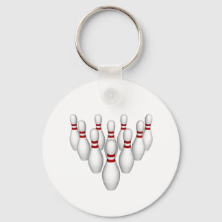 Bowling Pins: 3D Model: Keychain
