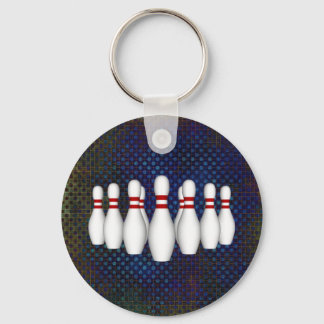 Bowling Pins: 3D Model: Keychain