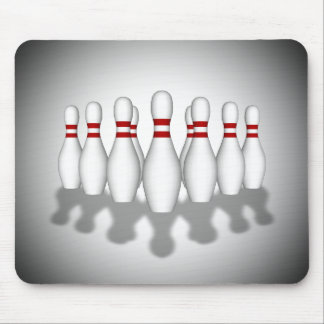 Bowling Pins: 3D Model: Mousepad