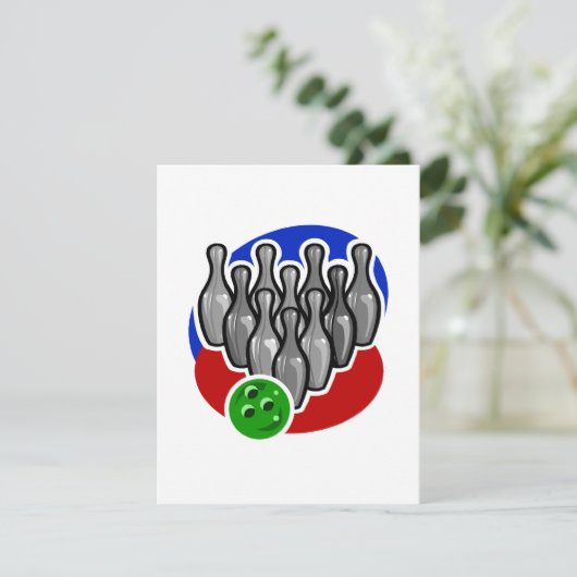 Bowling Pins and Ball (Standing Front)