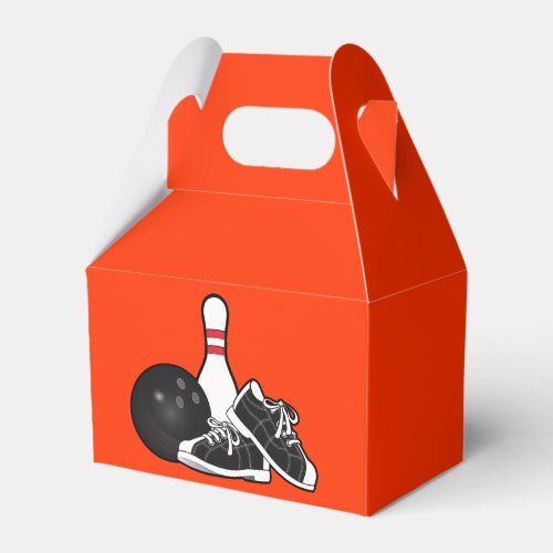 Bowling Pins and Ball Favor Boxes