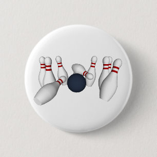 Bowling Pins - Button #3