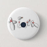 Bowling Pins - Button #4