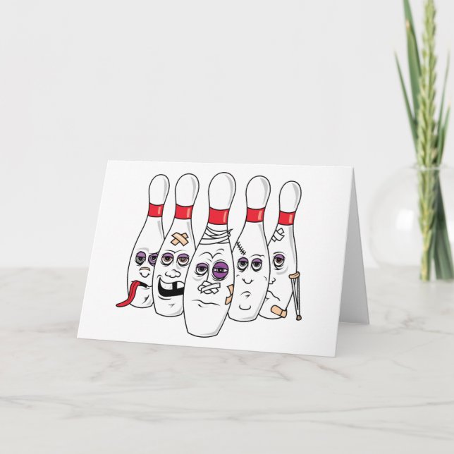 Bowling Pins Card (Front)