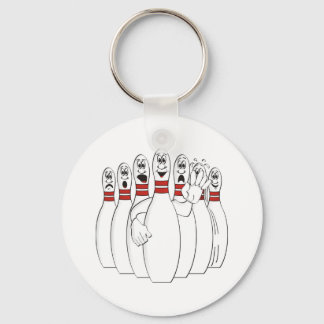 Bowling Pins Keychain