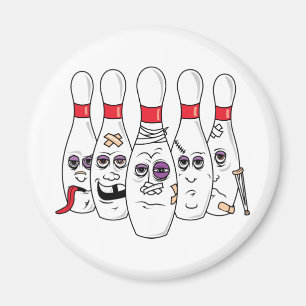 Bowling Pins Magnet