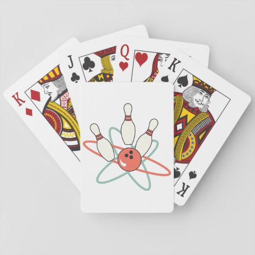 Bowling Pins Poker Cards