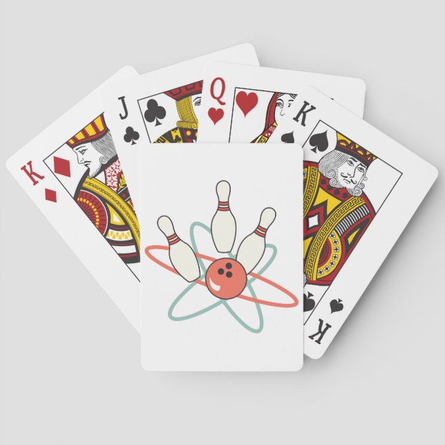 Bowling Pins Poker Cards (Back)