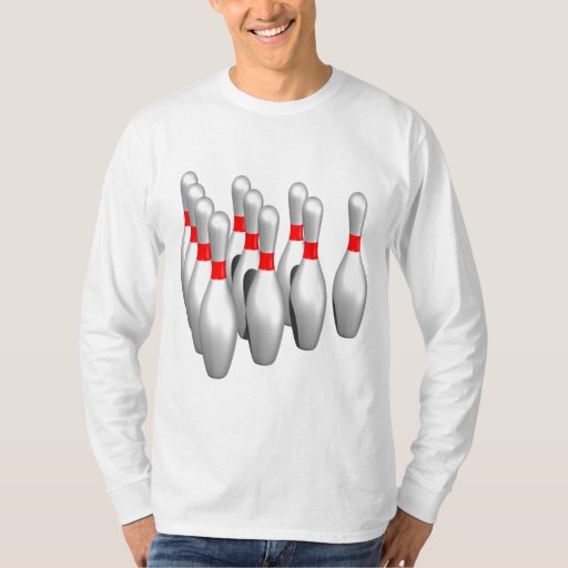 Bowling Pins T-Shirt | Zazzle