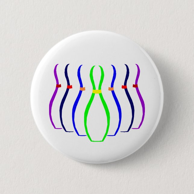 Bowling Pins T-shirts and Gifts. (Front)