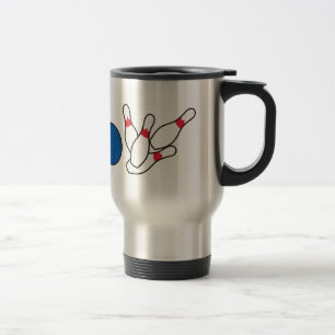 Bowling Pins Travel Mug