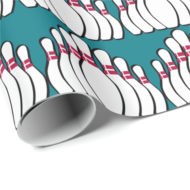 Bowling Pins Wrapping paper (Roll Corner)