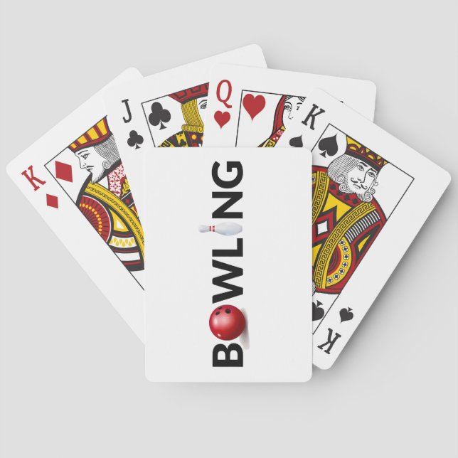 Bowling Playing Cards (Back)