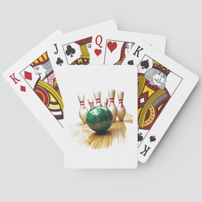 Bowling Playing Cards (Back)