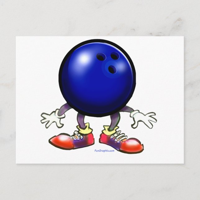 Bowling Postcard (Front)