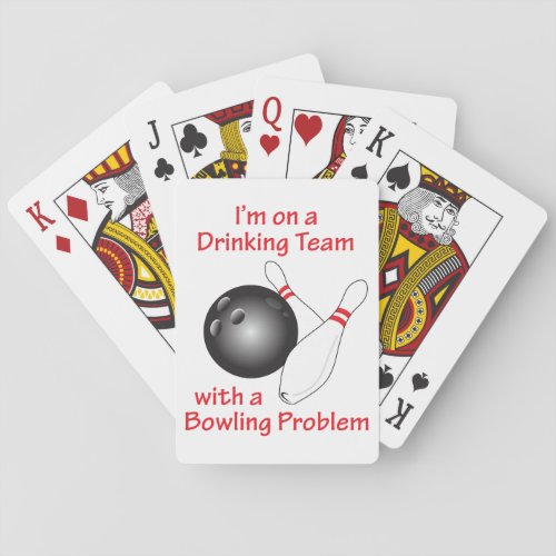 Bowling Problem Poker Cards