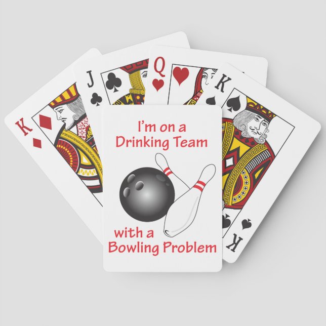 Bowling Problem Poker Cards (Back)
