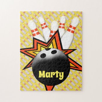 Bowling Puzzle by Shenanigins at Zazzle