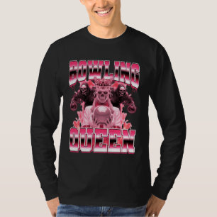 Bowling Queen Bowler 90s Bootleg Style T-Shirt