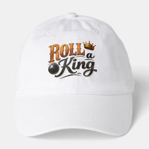 Bowling Royalty – Crown & Ball Graphic Classic Dad Hat