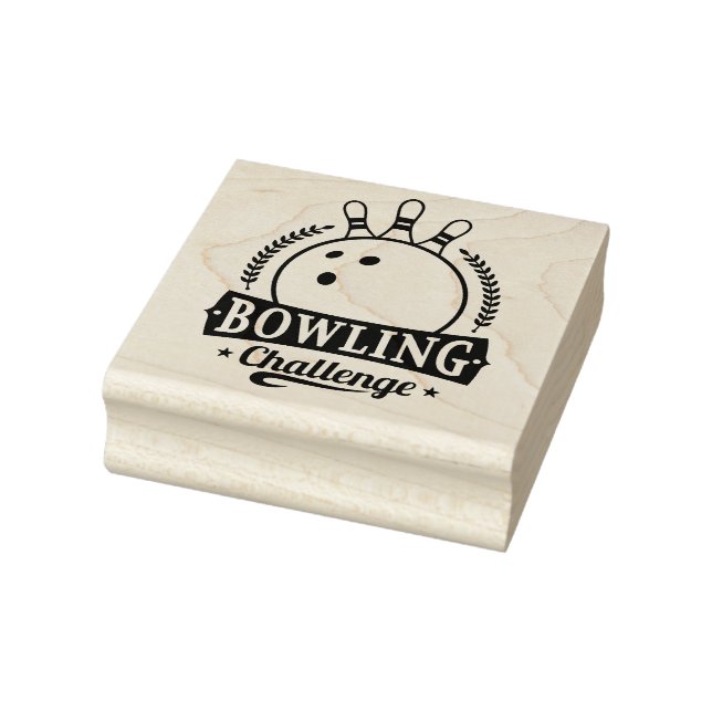 Bowling  rubber stamp (Stamp)