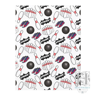 Bowling Scrapbook Paper