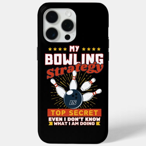 Bowling Secret Bowling Strategy Player Men Bowler iPhone 15 Pro Max Case