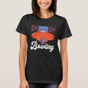 Bowling Set Bowling Lane Bowler Strike Bowling Tea T-Shirt