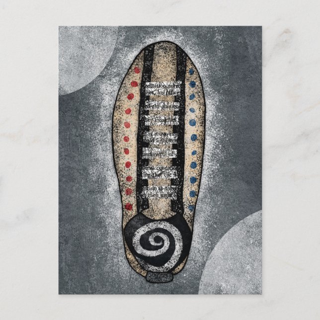 Bowling Shoe Postcard (Front)