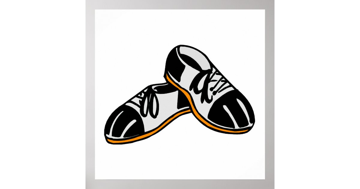 bowling shoes cartoon graphic poster | Zazzle bowling shoes cartoon graphic poster | Zazzle