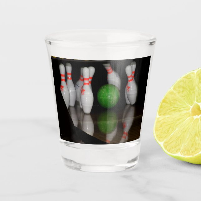 Bowling Shot Glass (Front)