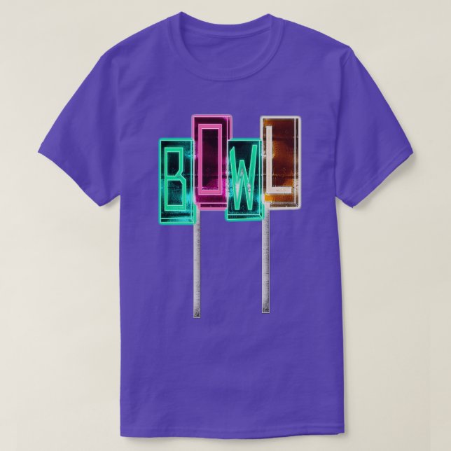 Bowling Sign T T-Shirt (Design Front)