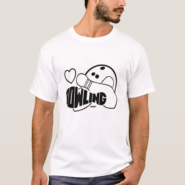 BOWLING SILHOUETTE T-Shirt (Front)