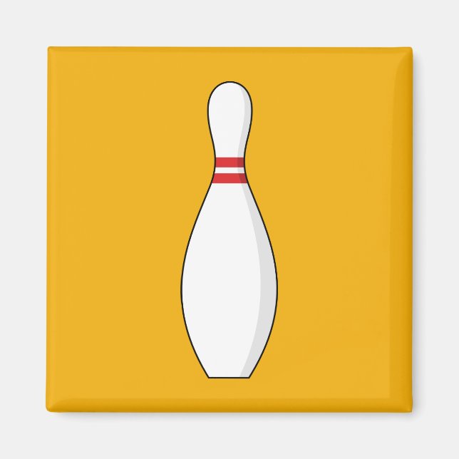 Bowling Skittle Magnet (Front)