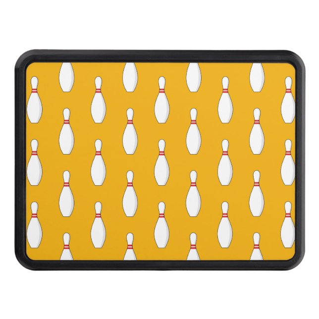 Bowling Skittle Pattern Hitch Cover (Front)