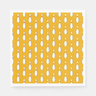 Bowling Skittle Pattern Napkins