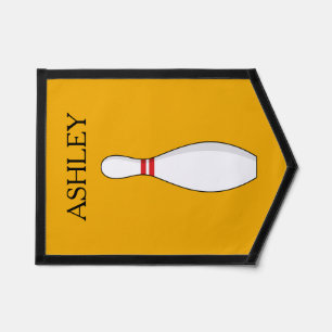 Bowling Skittle Personalize Pennant