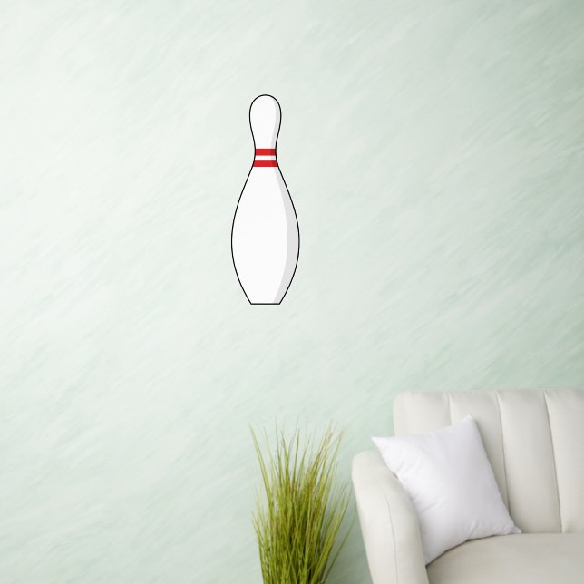 Bowling Skittle Wall Decal (Living Room)