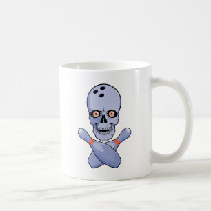 Bowling Skull Coffee Mug