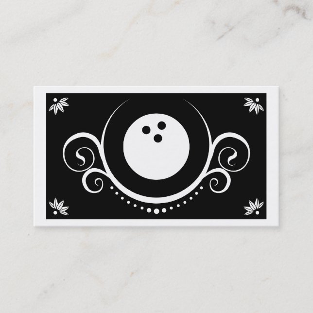 bowling sophistications business card (Front)