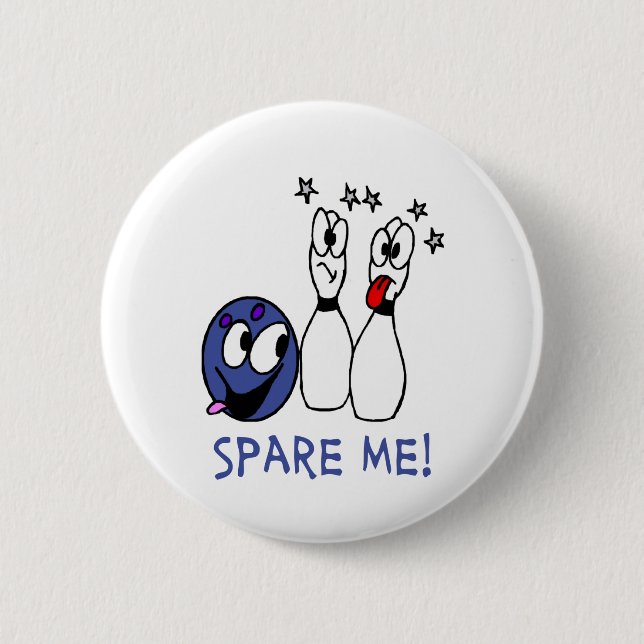 Bowling: Spare Me Button (Front)
