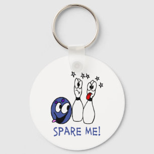 Bowling: Spare Me Keychain