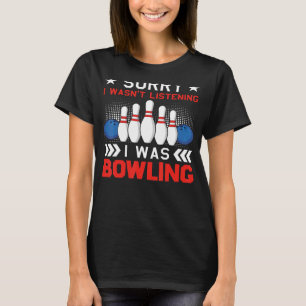 Bowling Spare Strike Pin Bowling Alley 3 T-Shirt