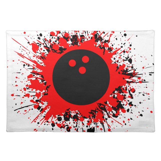 bowling splats placemat (Front)
