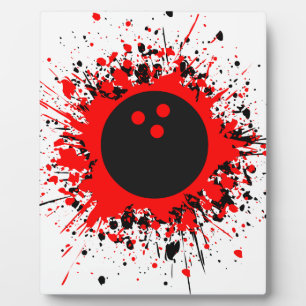 bowling splats plaque