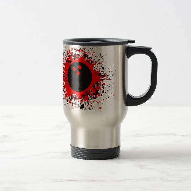bowling splats travel mug (Right)